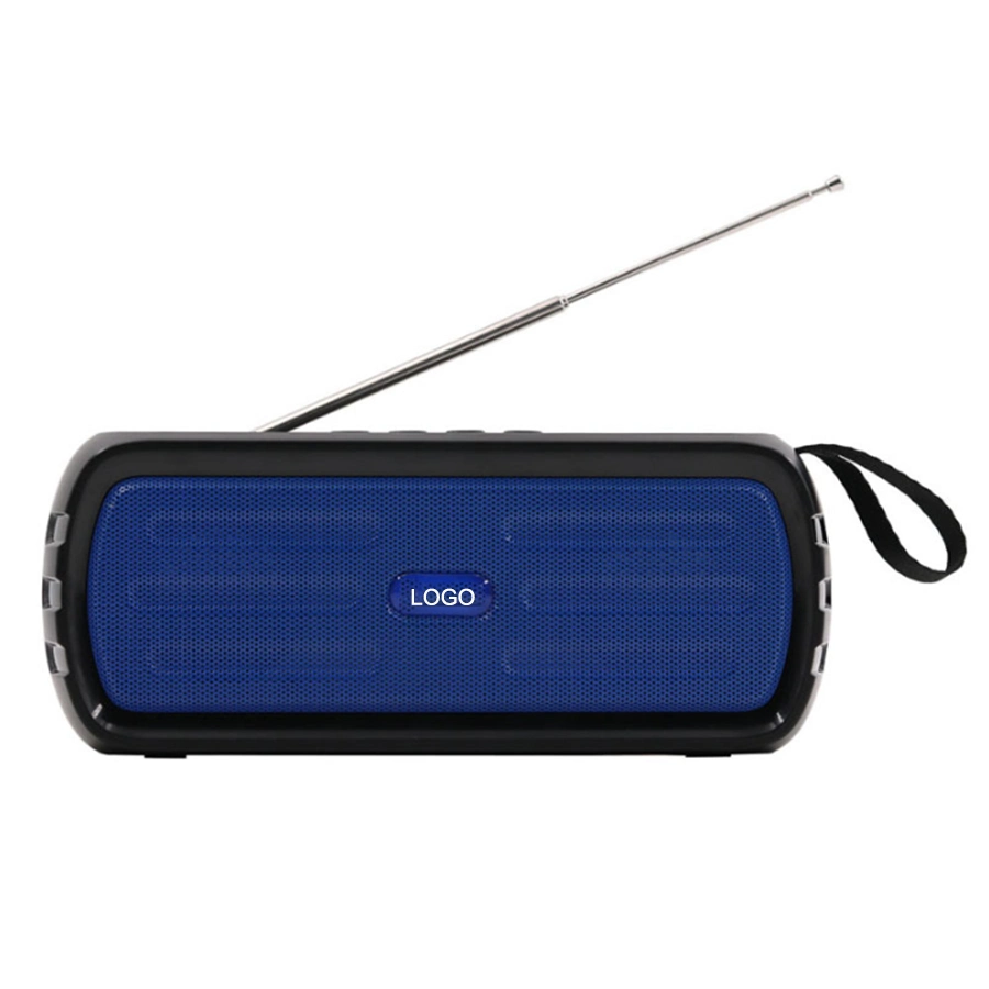 Rechargeable Trolley Bluetooth Battery Solar Speaker with USB TF Aux Wireless Mic and Light